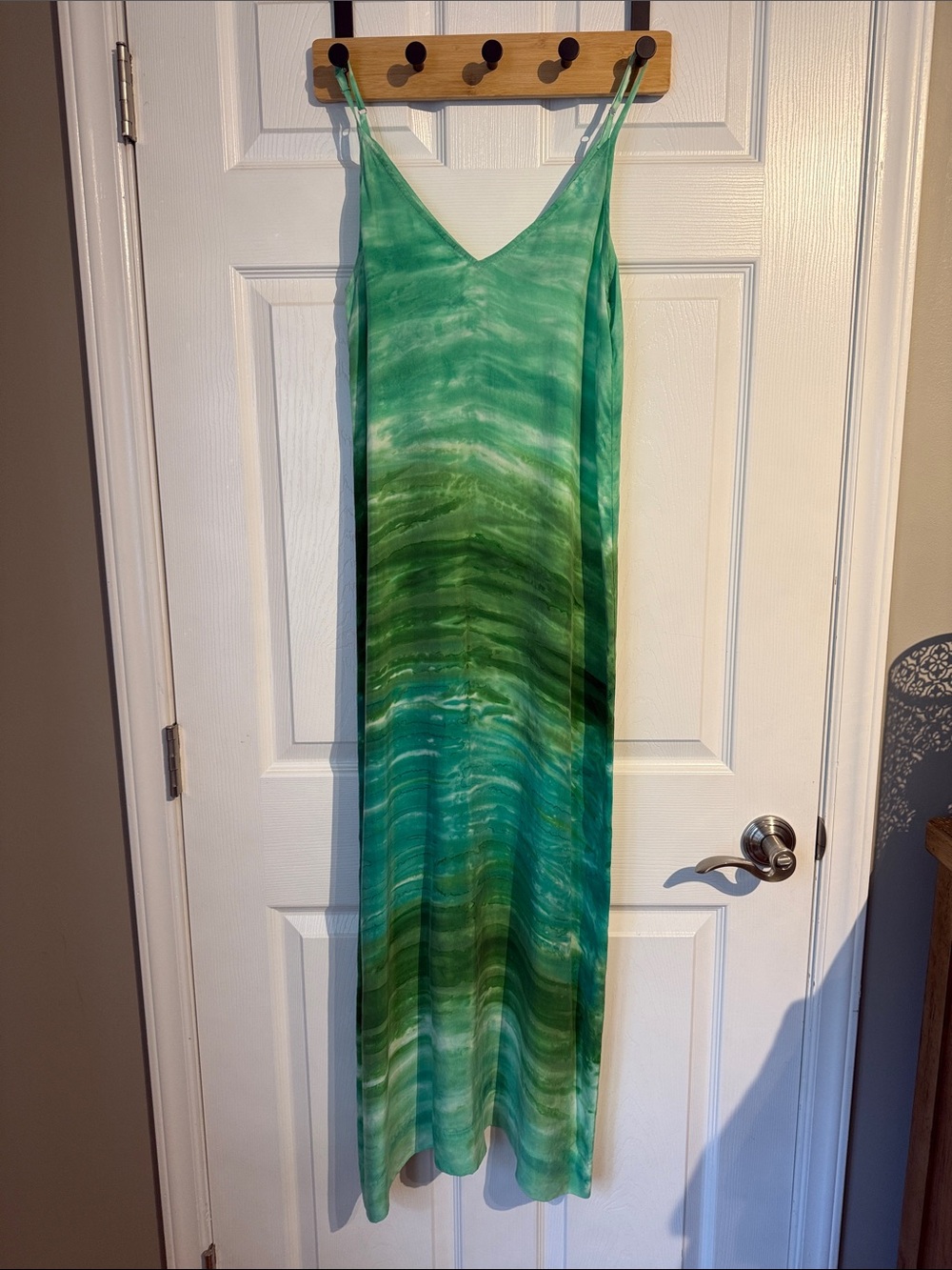 Fifteen Twenty green/teal maxi dress